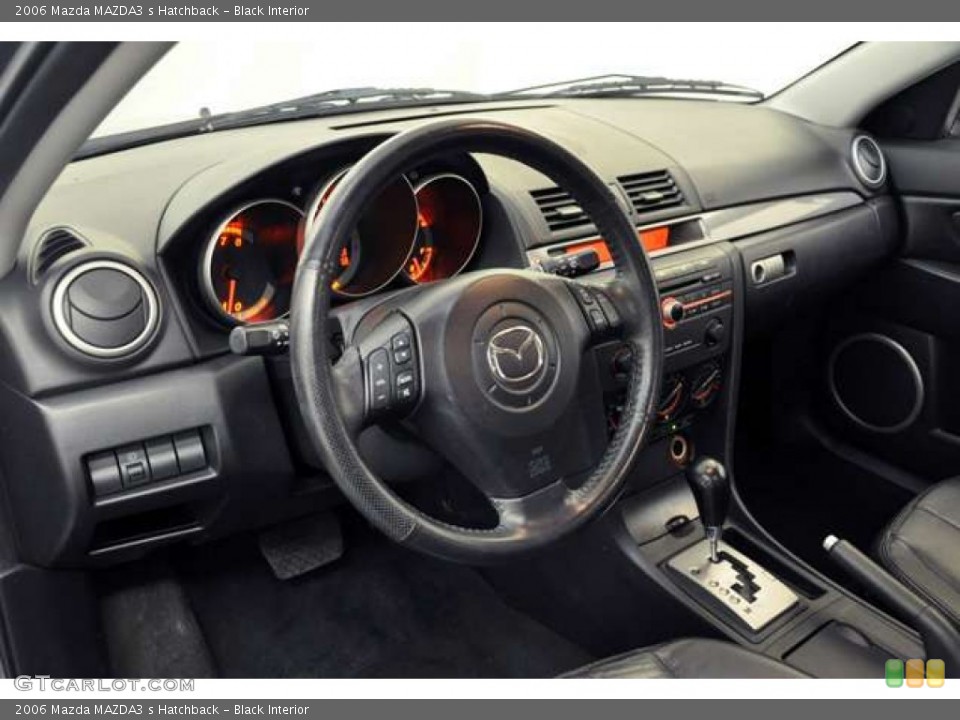 Black Interior Dashboard for the 2006 Mazda MAZDA3 s Hatchback #53352832