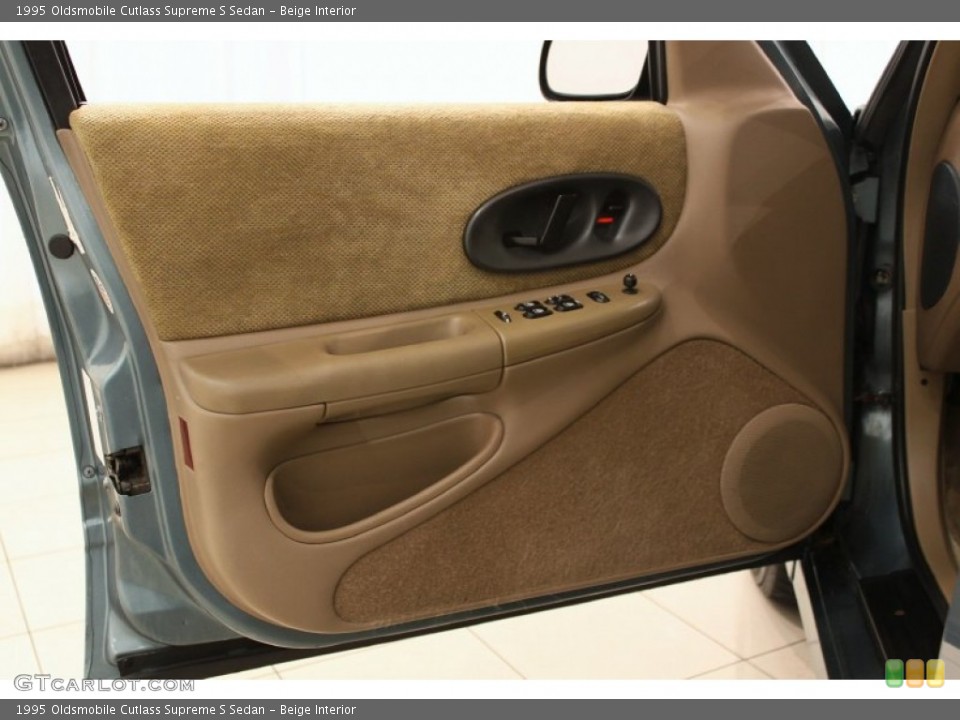 Beige Interior Door Panel for the 1995 Oldsmobile Cutlass Supreme S Sedan #53352913
