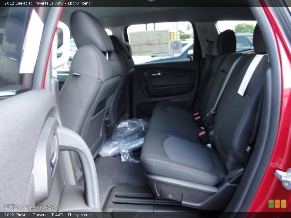Ebony Interior Photo for the 2012 Chevrolet Traverse LT AWD #53353576