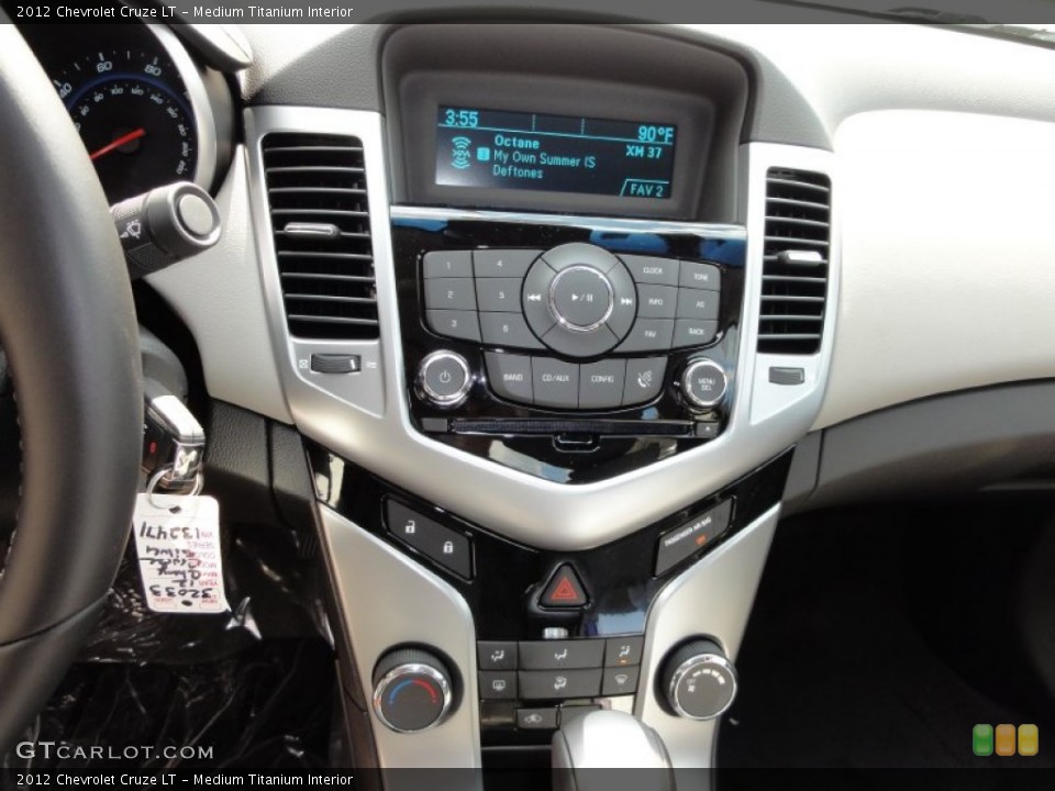Medium Titanium Interior Controls for the 2012 Chevrolet Cruze LT #53353933