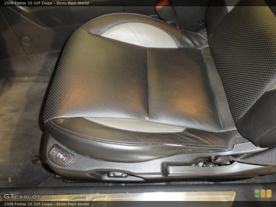 Ebony Black Interior Photo for the 2008 Pontiac G6 GXP Coupe #53354419