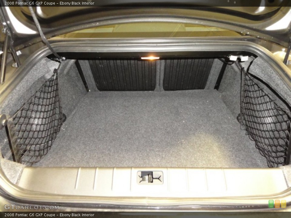 Ebony Black Interior Trunk for the 2008 Pontiac G6 GXP Coupe #53354524