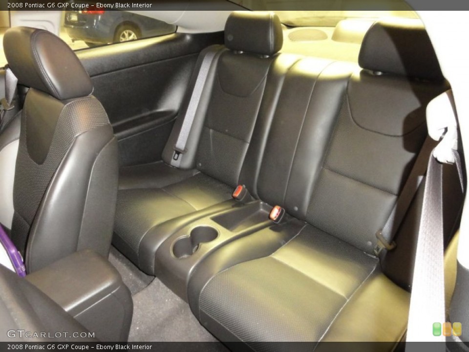 Ebony Black Interior Photo for the 2008 Pontiac G6 GXP Coupe #53354569