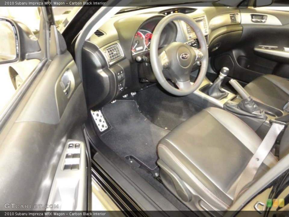 Carbon Black Interior Photo for the 2010 Subaru Impreza WRX Wagon #53354863