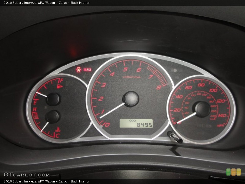 Carbon Black Interior Gauges for the 2010 Subaru Impreza WRX Wagon #53355118