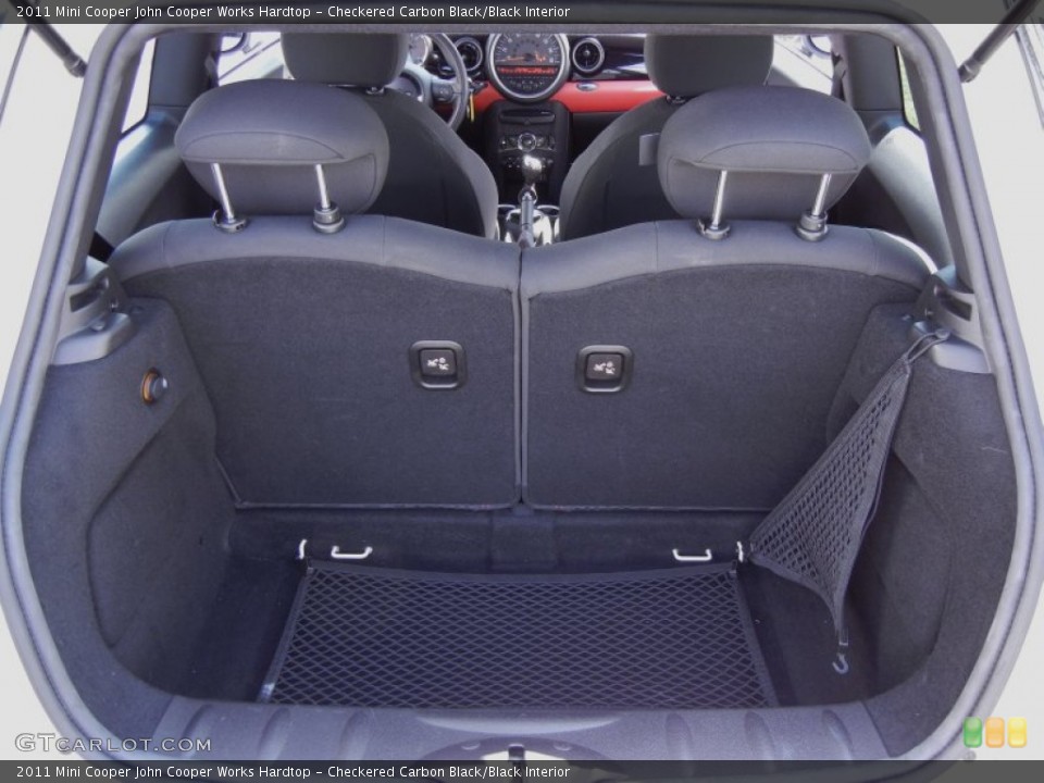 Checkered Carbon Black/Black Interior Trunk for the 2011 Mini Cooper John Cooper Works Hardtop #53355280