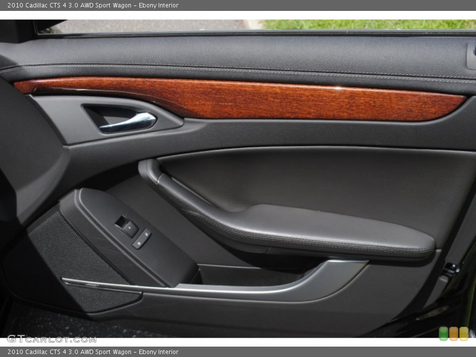 Ebony Interior Door Panel for the 2010 Cadillac CTS 4 3.0 AWD Sport Wagon #53355628