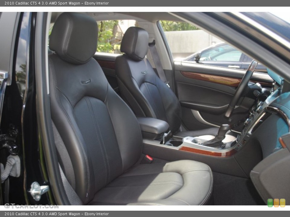 Ebony Interior Photo for the 2010 Cadillac CTS 4 3.0 AWD Sport Wagon #53355640