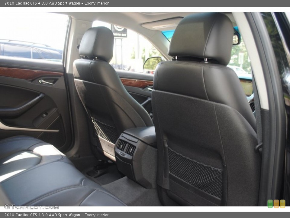 Ebony Interior Photo for the 2010 Cadillac CTS 4 3.0 AWD Sport Wagon #53355703