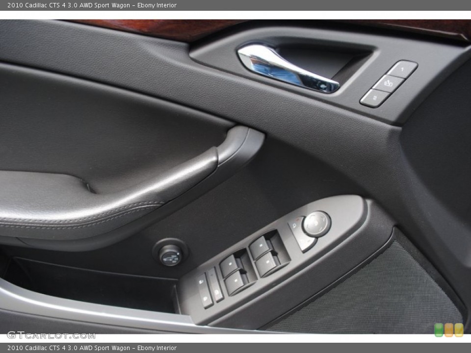 Ebony Interior Controls for the 2010 Cadillac CTS 4 3.0 AWD Sport Wagon #53355760