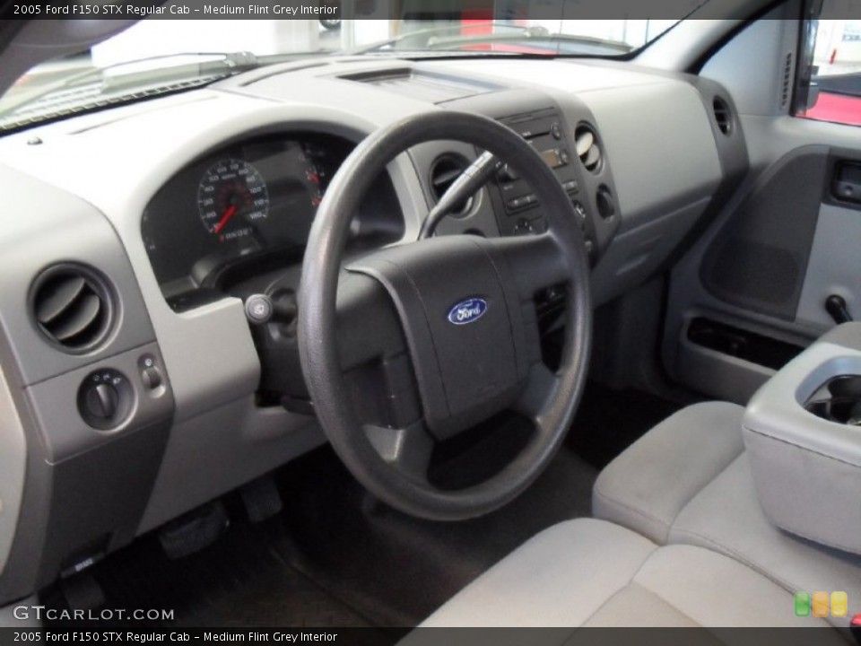 Medium Flint Grey Interior Prime Interior for the 2005 Ford F150 STX Regular Cab #53356009
