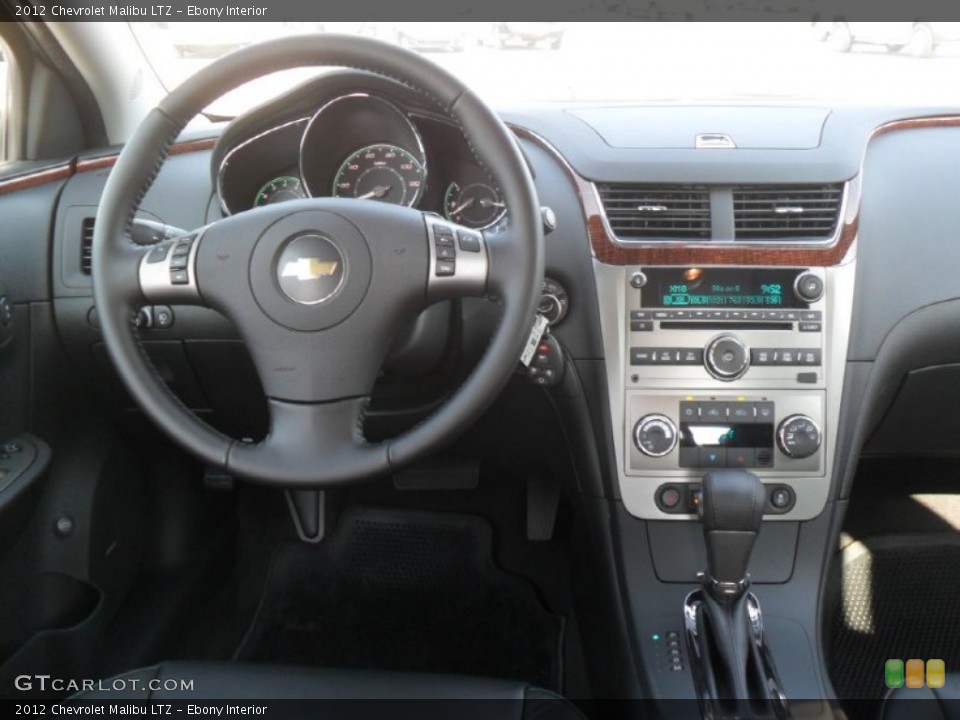 Ebony Interior Dashboard for the 2012 Chevrolet Malibu LTZ #53356936