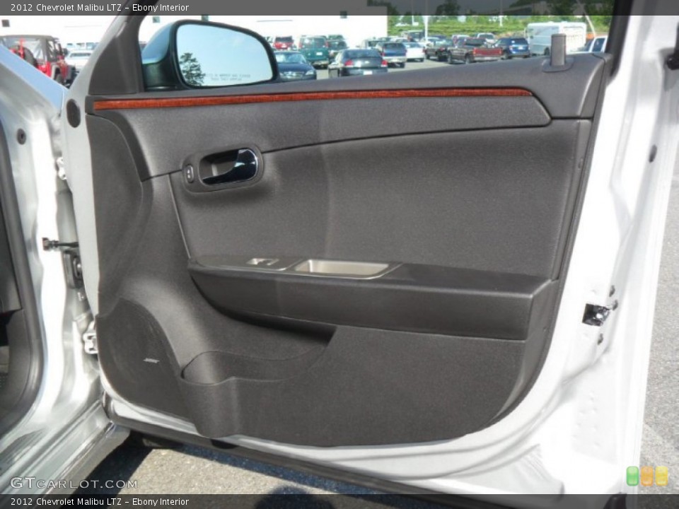 Ebony Interior Door Panel for the 2012 Chevrolet Malibu LTZ #53357023