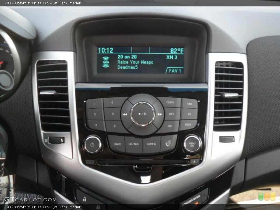 Jet Black Interior Controls for the 2012 Chevrolet Cruze Eco #53357194