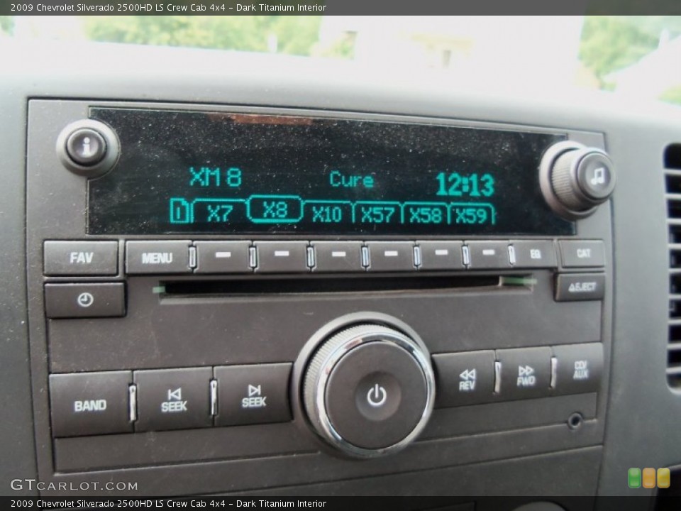 Dark Titanium Interior Audio System for the 2009 Chevrolet Silverado 2500HD LS Crew Cab 4x4 #53357430