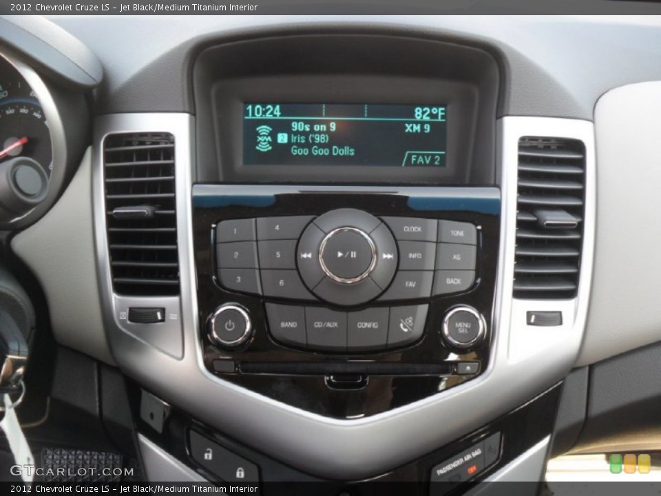 Jet Black/Medium Titanium Interior Controls for the 2012 Chevrolet Cruze LS #53357764