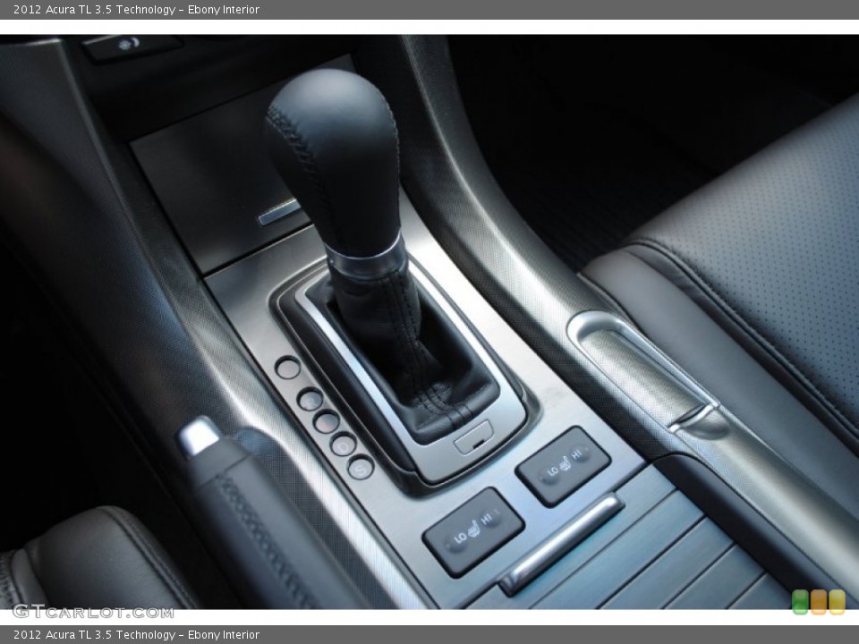 Ebony Interior Transmission for the 2012 Acura TL 3.5 Technology #53357896