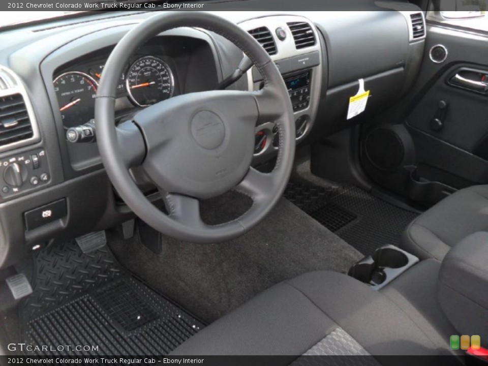 Ebony Interior Prime Interior for the 2012 Chevrolet Colorado Work Truck Regular Cab #53358079
