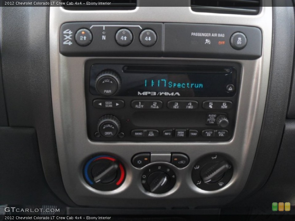 Ebony Interior Audio System for the 2012 Chevrolet Colorado LT Crew Cab 4x4 #53358199