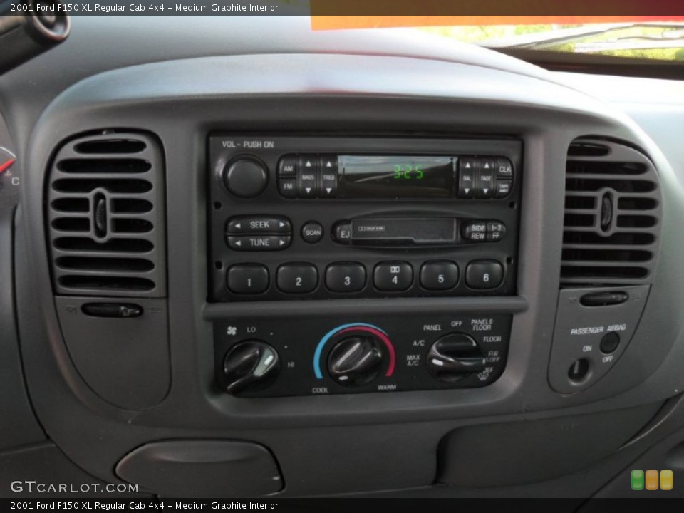 Medium Graphite Interior Audio System for the 2001 Ford F150 XL Regular Cab 4x4 #53359228