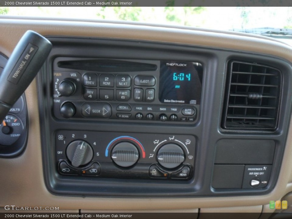 Medium Oak Interior Audio System for the 2000 Chevrolet Silverado 1500 LT Extended Cab #53359414