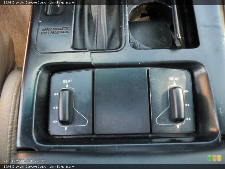 Light Beige Interior Controls for the 1994 Chevrolet Corvette Coupe #53359696
