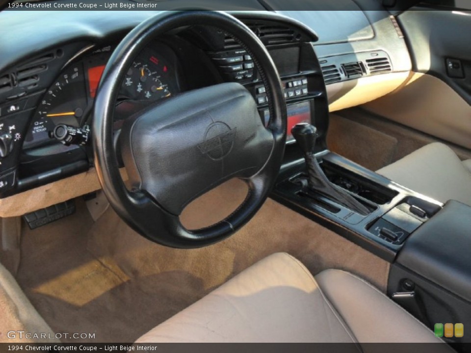 Light Beige Interior Prime Interior for the 1994 Chevrolet Corvette Coupe #53359774