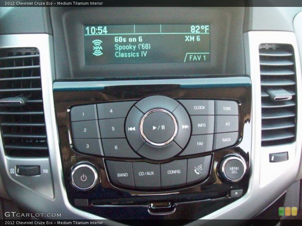 Medium Titanium Interior Controls for the 2012 Chevrolet Cruze Eco #53362084