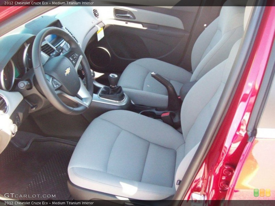 Medium Titanium Interior Photo for the 2012 Chevrolet Cruze Eco #53362147