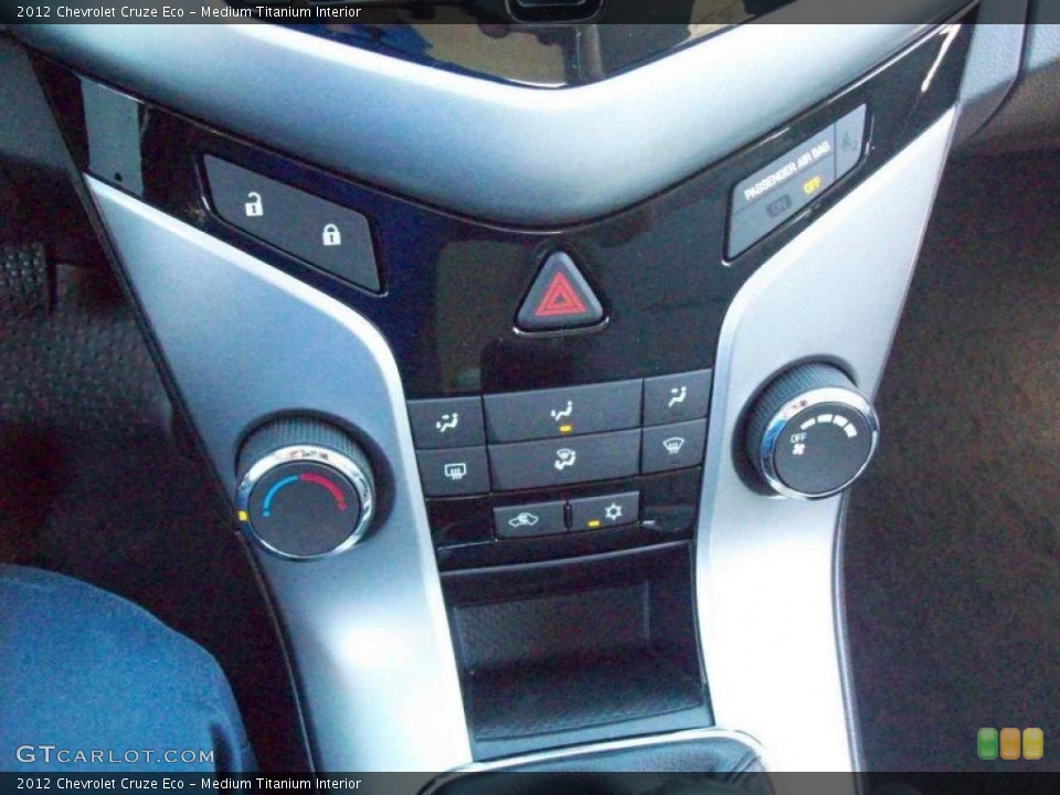 Medium Titanium Interior Controls for the 2012 Chevrolet Cruze Eco #53362171