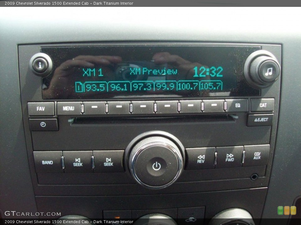 Dark Titanium Interior Audio System for the 2009 Chevrolet Silverado 1500 Extended Cab #53362387