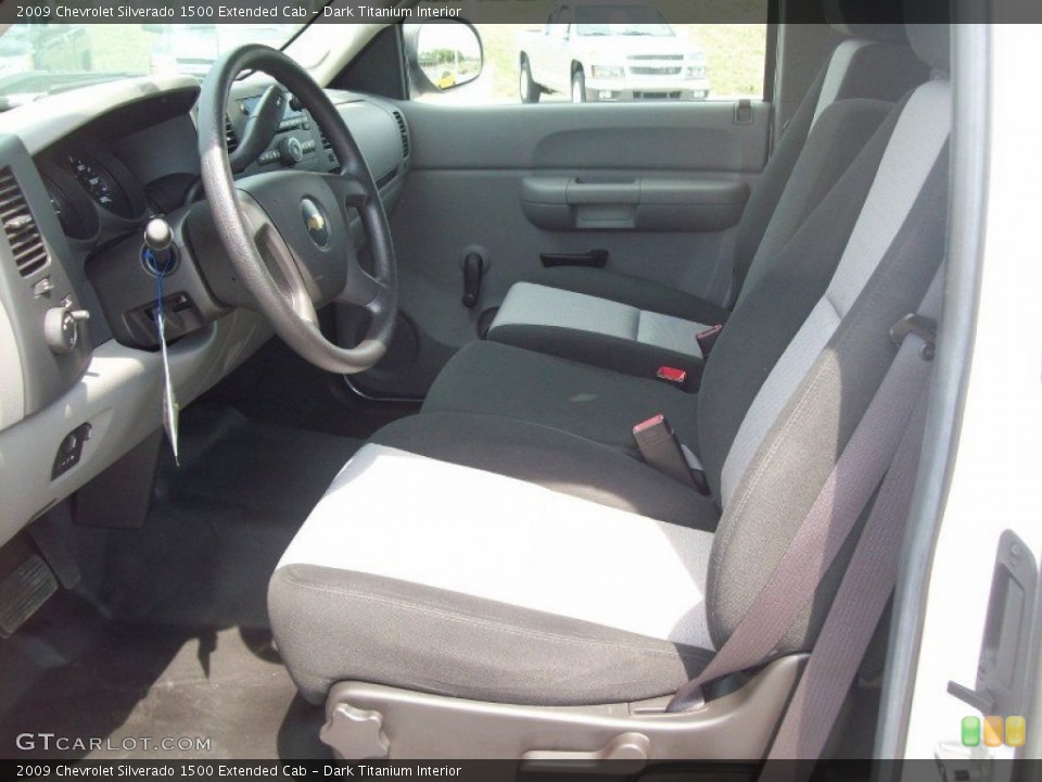 Dark Titanium Interior Photo for the 2009 Chevrolet Silverado 1500 Extended Cab #53362459
