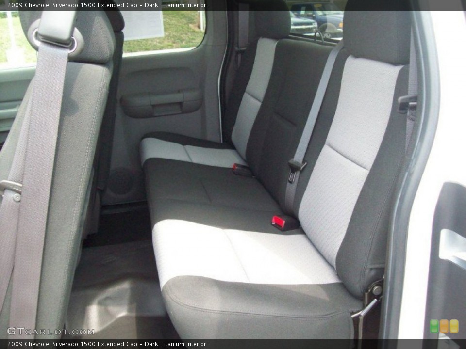 Dark Titanium Interior Photo for the 2009 Chevrolet Silverado 1500 Extended Cab #53362468