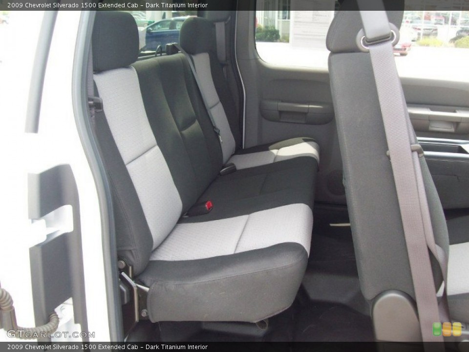 Dark Titanium Interior Photo for the 2009 Chevrolet Silverado 1500 Extended Cab #53362474