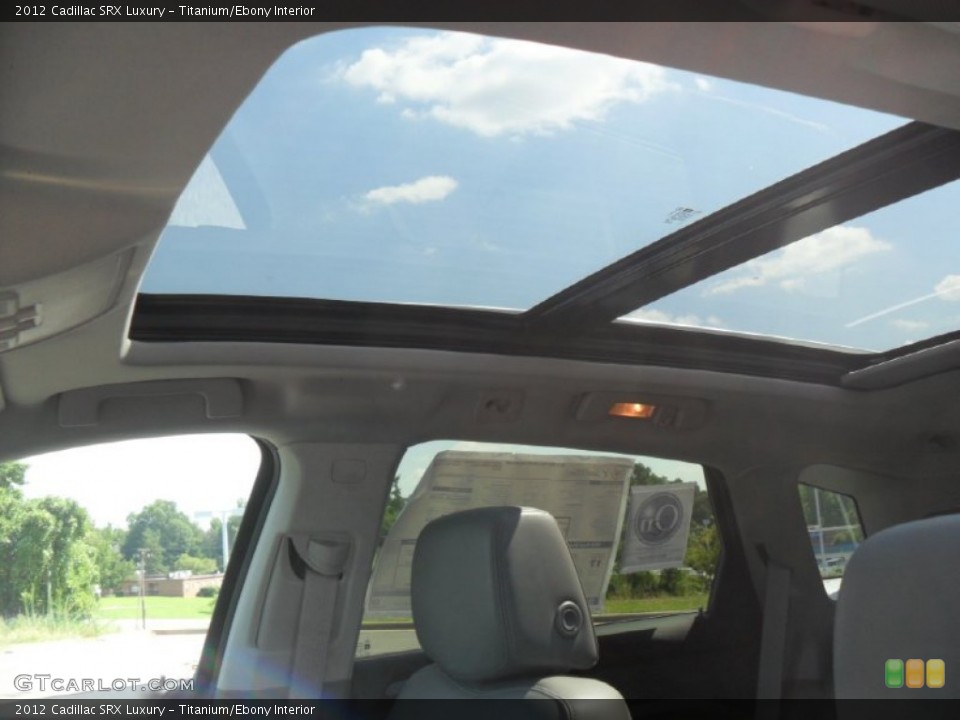 Titanium/Ebony Interior Sunroof for the 2012 Cadillac SRX Luxury #53364943