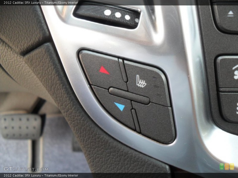 Titanium/Ebony Interior Controls for the 2012 Cadillac SRX Luxury #53364971