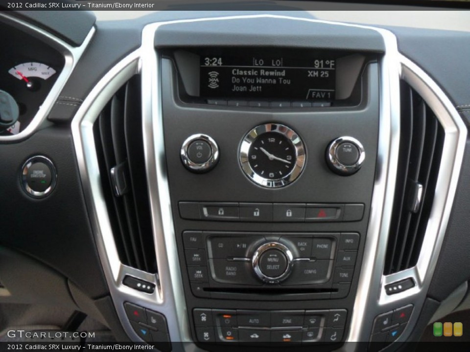 Titanium/Ebony Interior Controls for the 2012 Cadillac SRX Luxury #53364986