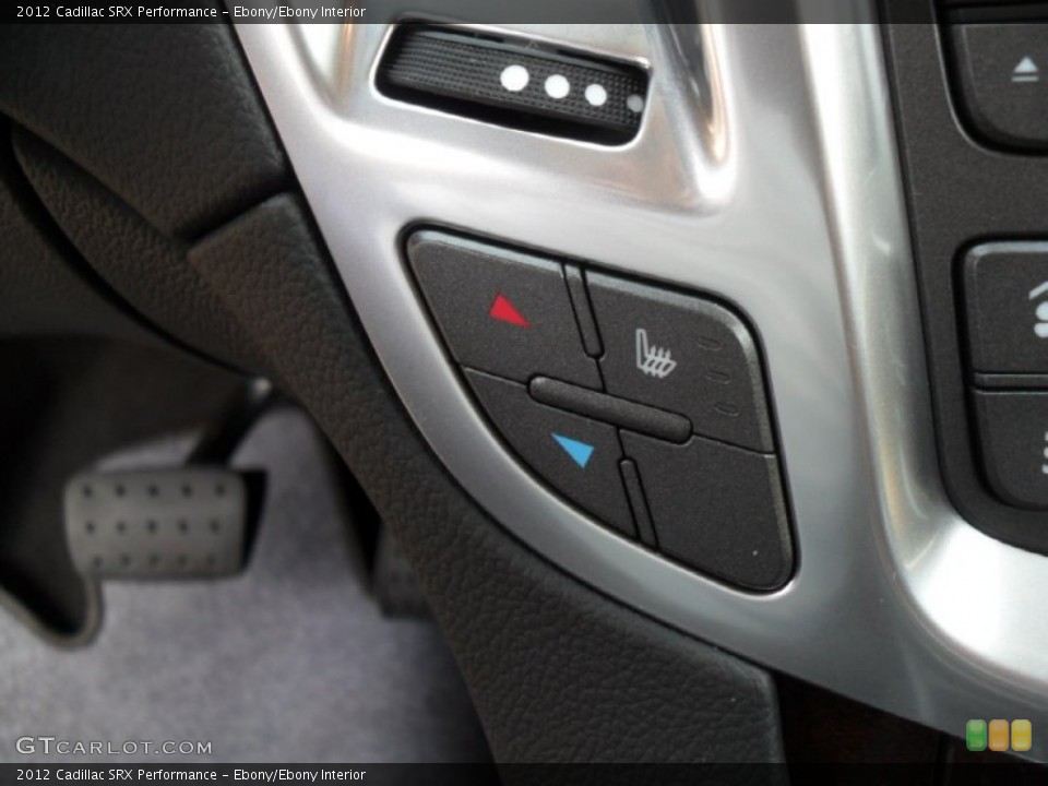 Ebony/Ebony Interior Controls for the 2012 Cadillac SRX Performance #53365358