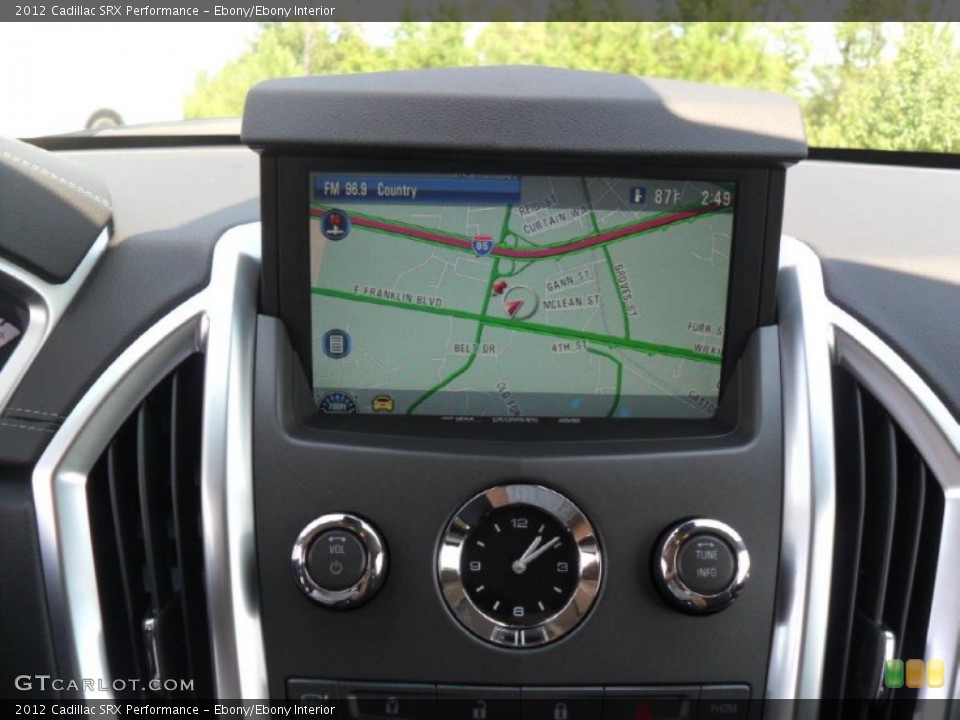 Ebony/Ebony Interior Navigation for the 2012 Cadillac SRX Performance #53365373