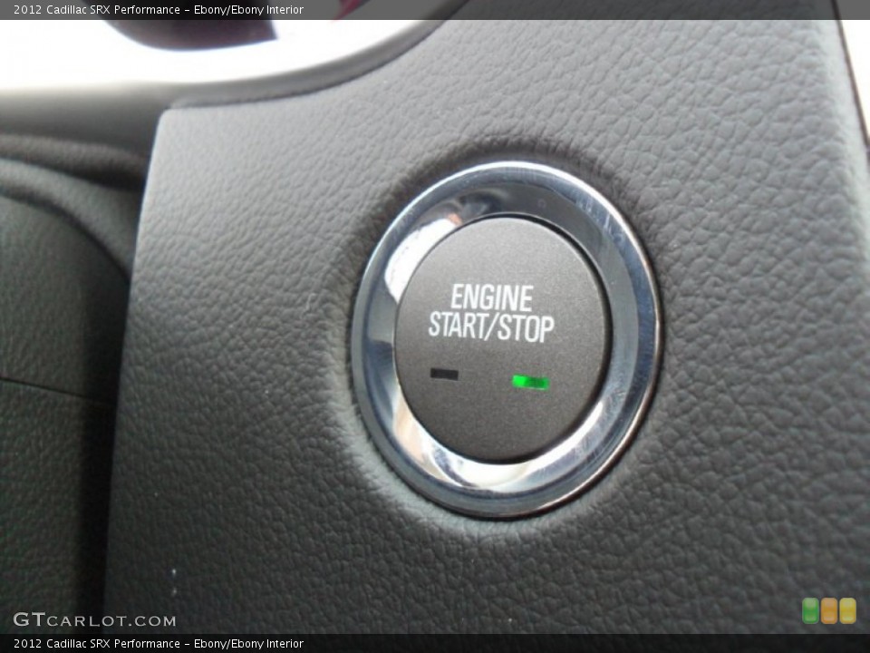 Ebony/Ebony Interior Controls for the 2012 Cadillac SRX Performance #53365403