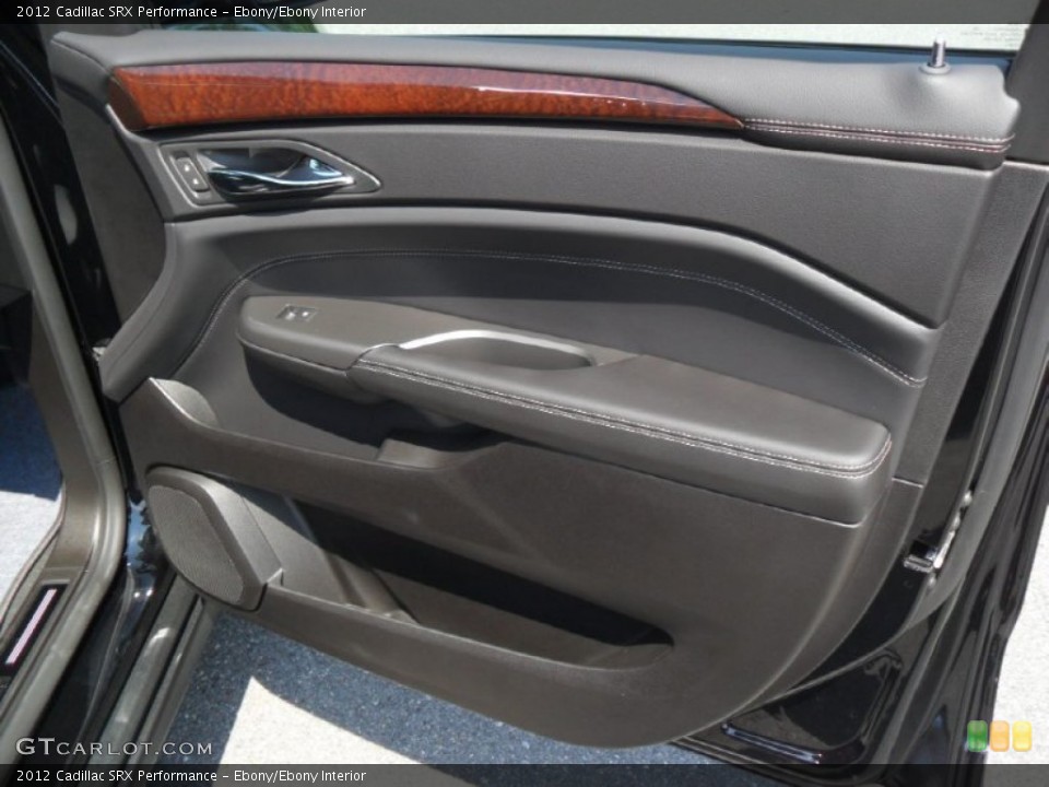 Ebony/Ebony Interior Door Panel for the 2012 Cadillac SRX Performance #53365556