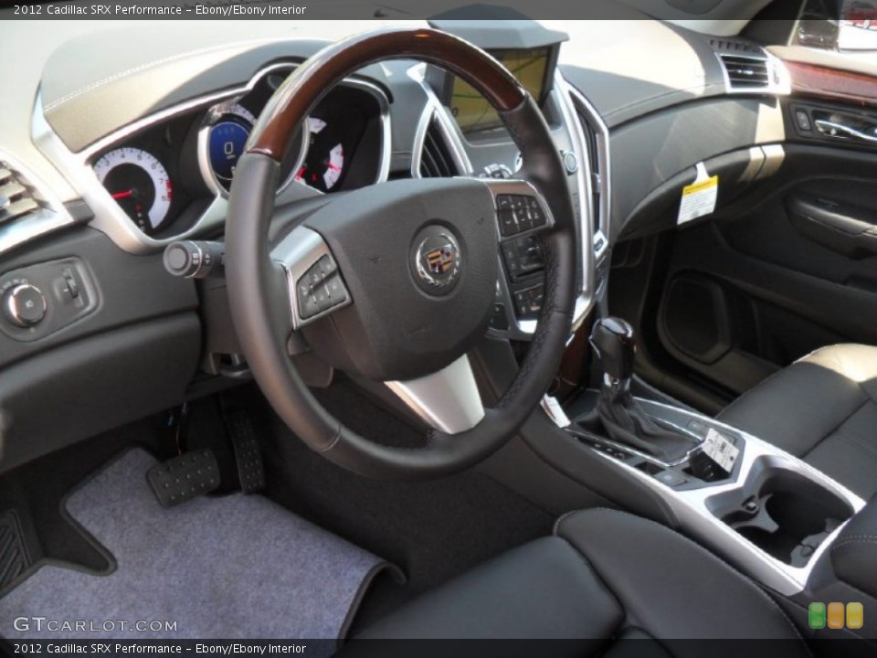 Ebony/Ebony Interior Prime Interior for the 2012 Cadillac SRX Performance #53365610