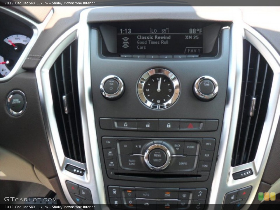Shale/Brownstone Interior Controls for the 2012 Cadillac SRX Luxury #53365781