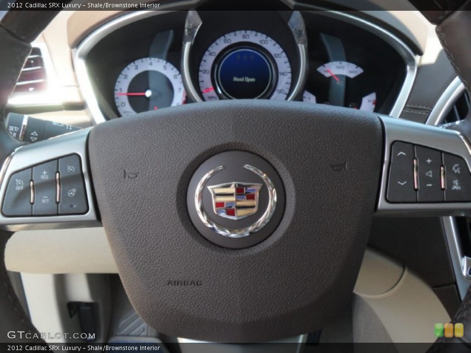 Shale/Brownstone Interior Controls for the 2012 Cadillac SRX Luxury #53365793