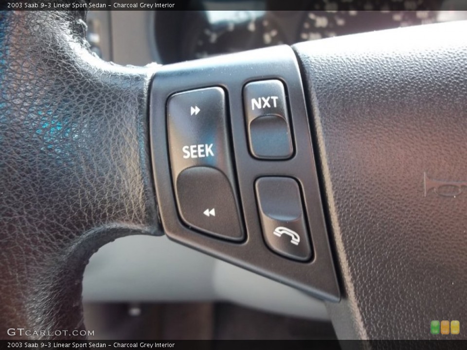 Charcoal Grey Interior Controls for the 2003 Saab 9-3 Linear Sport Sedan #53366174