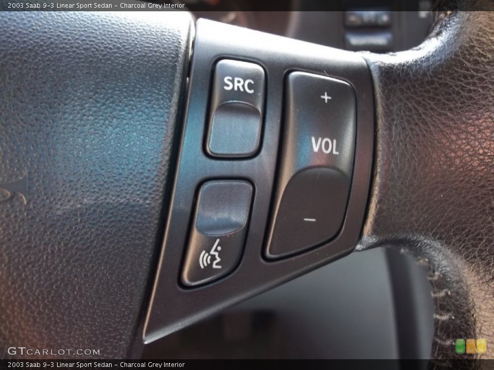 Charcoal Grey Interior Controls for the 2003 Saab 9-3 Linear Sport Sedan #53366186