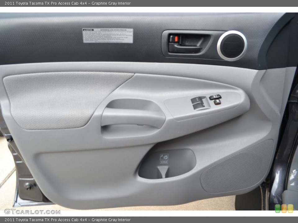 Graphite Gray Interior Door Panel for the 2011 Toyota Tacoma TX Pro Access Cab 4x4 #53366783
