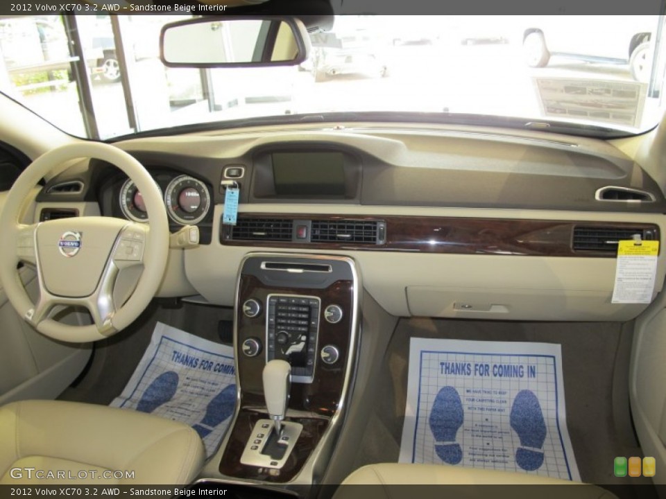 Sandstone Beige Interior Dashboard for the 2012 Volvo XC70 3.2 AWD #53367205