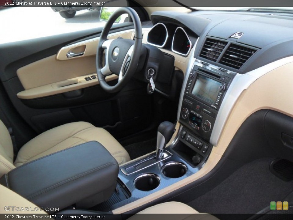 Cashmere/Ebony Interior Photo for the 2012 Chevrolet Traverse LTZ #53369336
