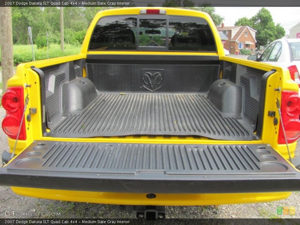 Medium Slate Gray Interior Trunk for the 2007 Dodge Dakota SLT Quad Cab 4x4 #53369543
